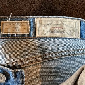 All saints jeans  low rise straight fit
